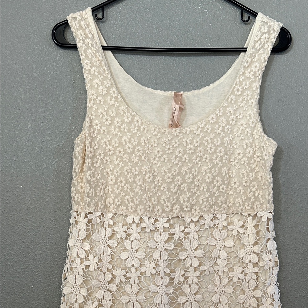 BAILEY44 Creme Lace Dress Size Small - Picture 3 of 11